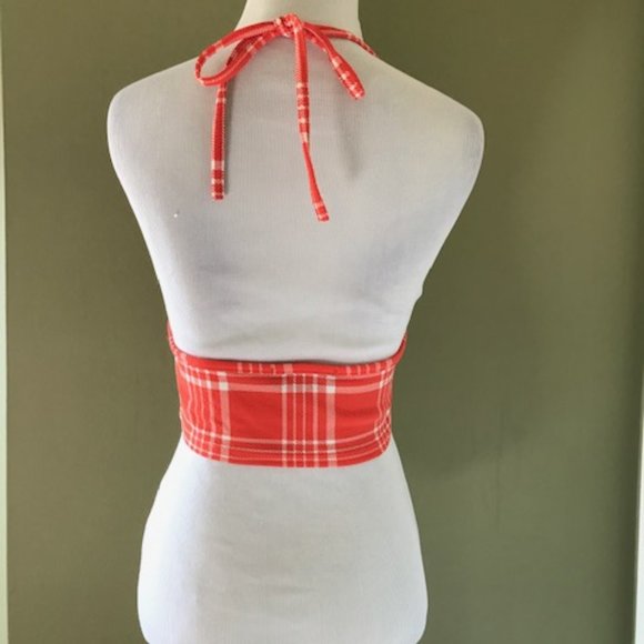 Missguided Crop Halter Top Size 2 - Picture 2 of 5